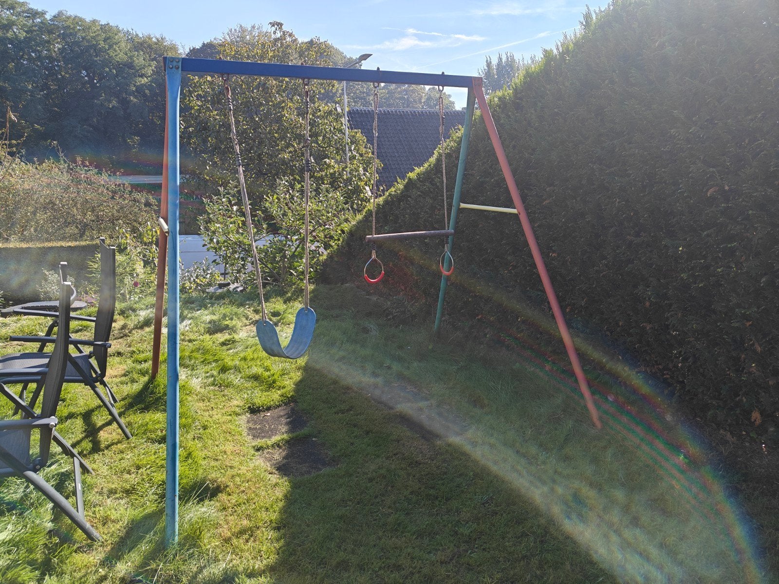 Schommel en rekstok voor de tuin, Ophalen, Gebruikt, Schommel