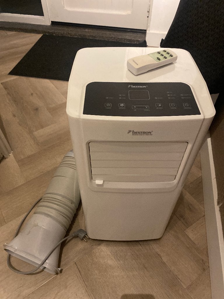 Mobiele airco Bestron, Witgoed en Apparatuur, Airco's, Ophalen, Minder dan 60 m³, 3 snelheden of meer, Zo goed als nieuw