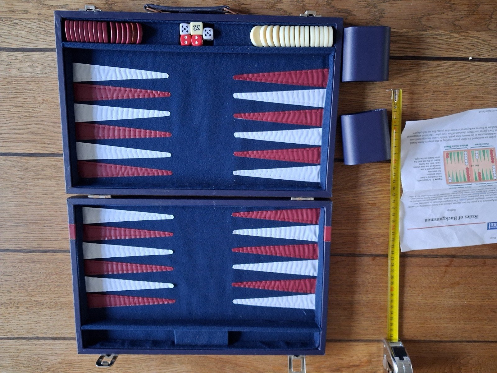 backgammon spel tric trac koffer, Ophalen of Verzenden