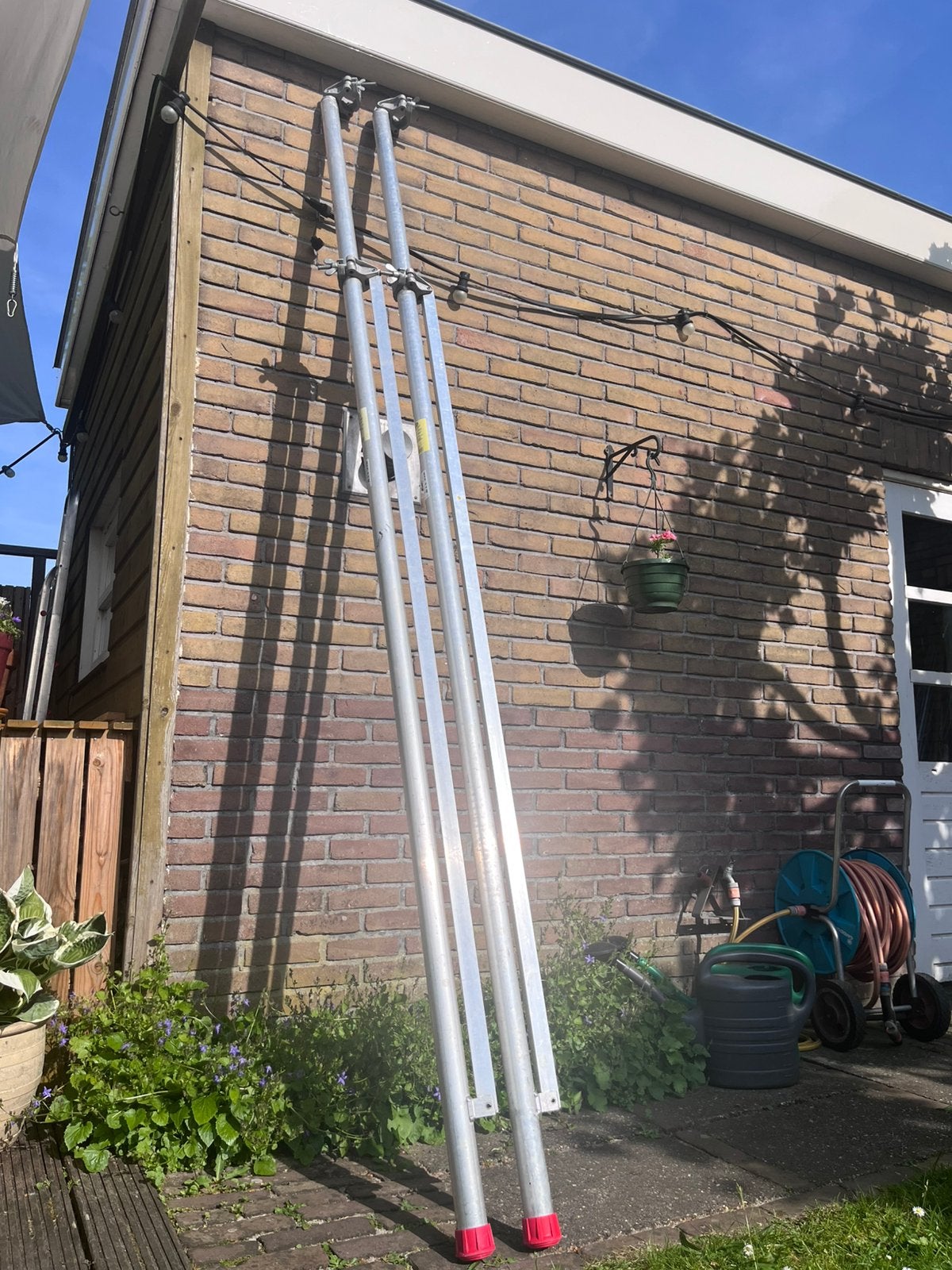 Altrex driehoekstabilisators voor steiger (max 6.2m), Doe-het-zelf en Verbouw, Ophalen, Zo goed als nieuw, Rolsteiger of Kamersteiger