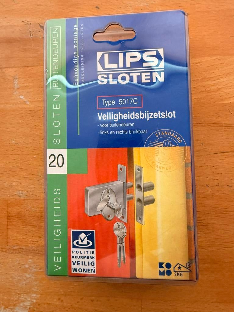 Lips 5017c veiligheidsbijzetslot, Ophalen of Verzenden, Nieuw, Slot