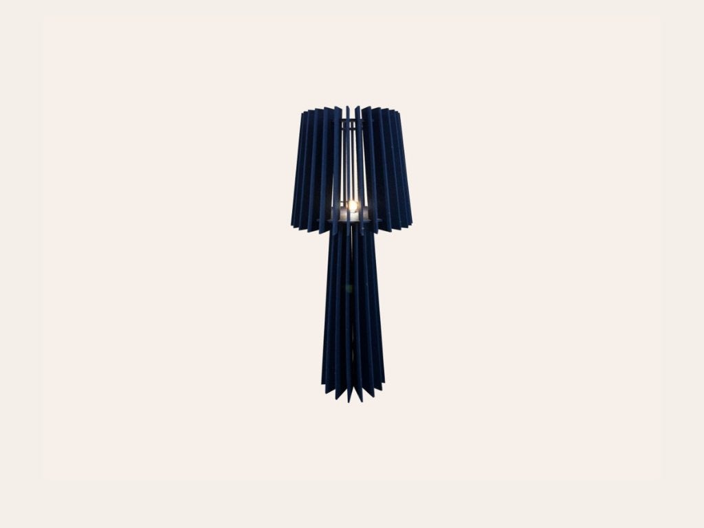 In Zee Pyknic – Blauw | Acoustic Design, Ophalen, Overige materialen, Design, E27 (groot)