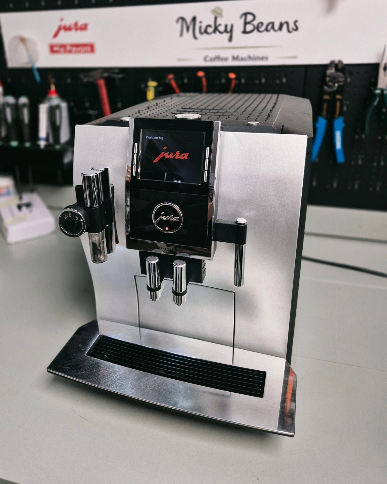Jura Z9 incl Onderhoud en Garantie, Micky Beans, 10 kopjes of meer, Koffiemachine, Ophalen of Verzenden
