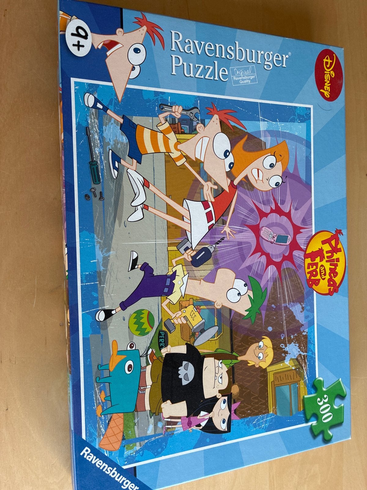 Ravensburger Disney Phineas en Ferb Legpuzzel 300 stukjes, Ophalen of Verzenden, Minder dan 500 stukjes, Gebruikt, Legpuzzel