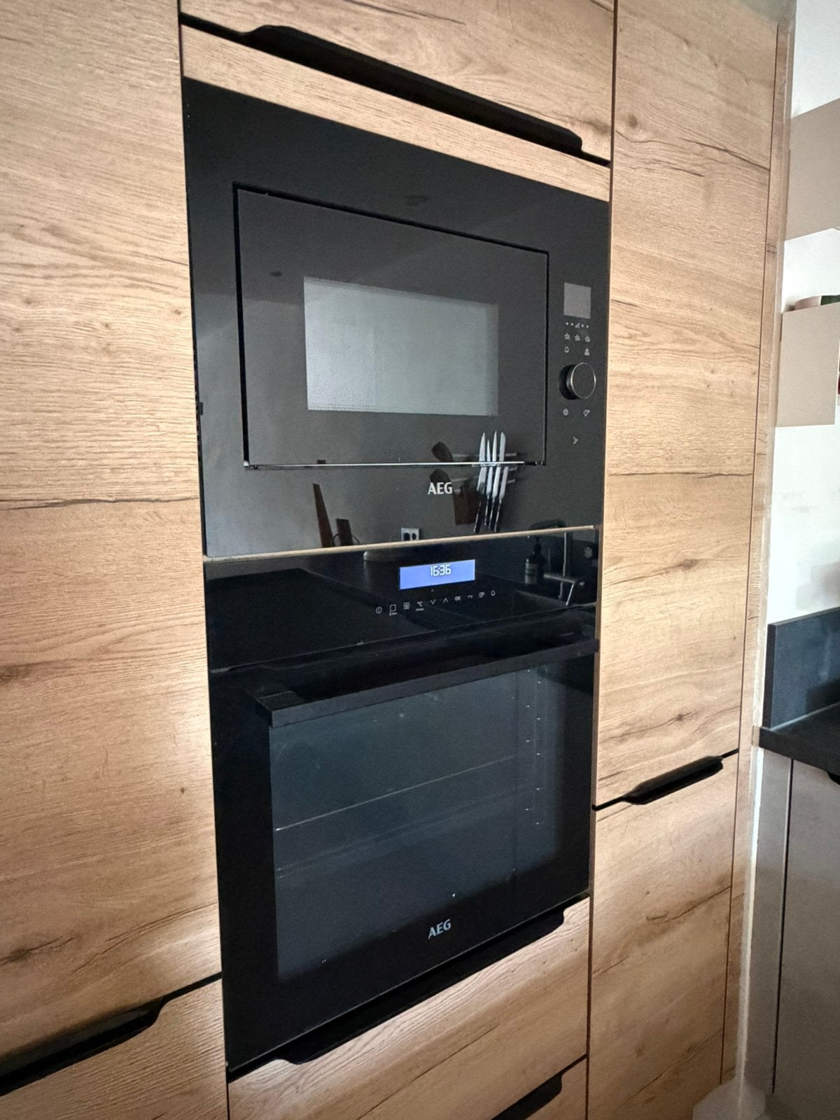 AEG Built-in microwave, Witgoed en Apparatuur, Ophalen, Zo goed als nieuw, Inbouw