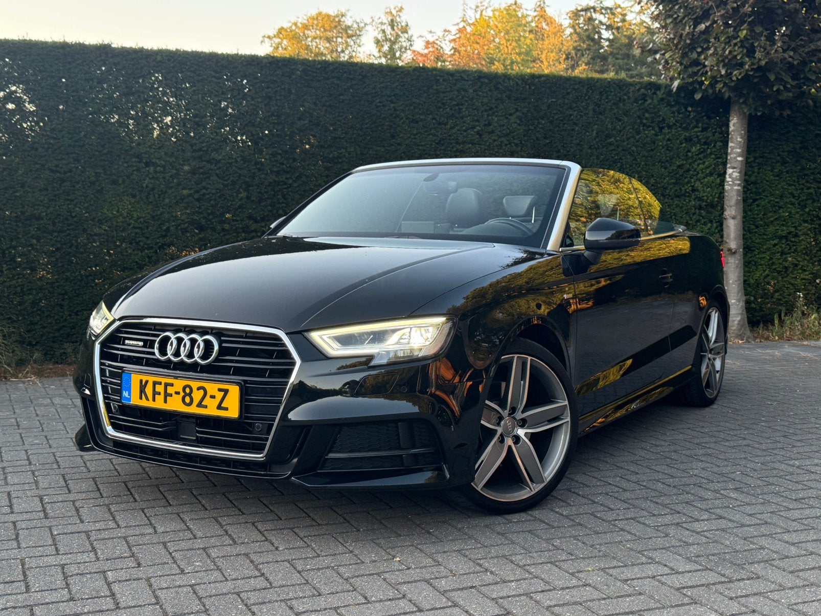 Audi A3 cabrio 2.0 TFSI 245PK quattro | Carplay | Camera |, Auto's, Automaat, Zwart, 4 cilinders, 4 stoelen