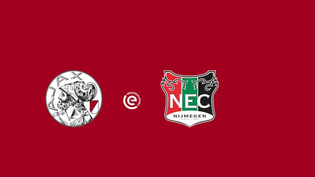 2x Ajax - Nec naast elkaar, Twee personen, Mei