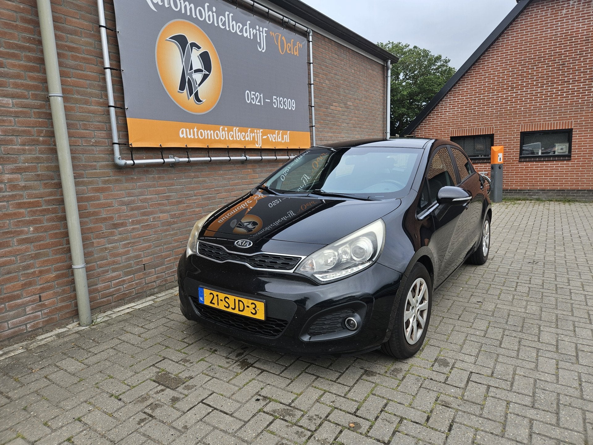 Kia Rio 1.2 CVVT Super Pack (versnellingsbak defect), Euro 5, Zwart, 4 cilinders, Zwart