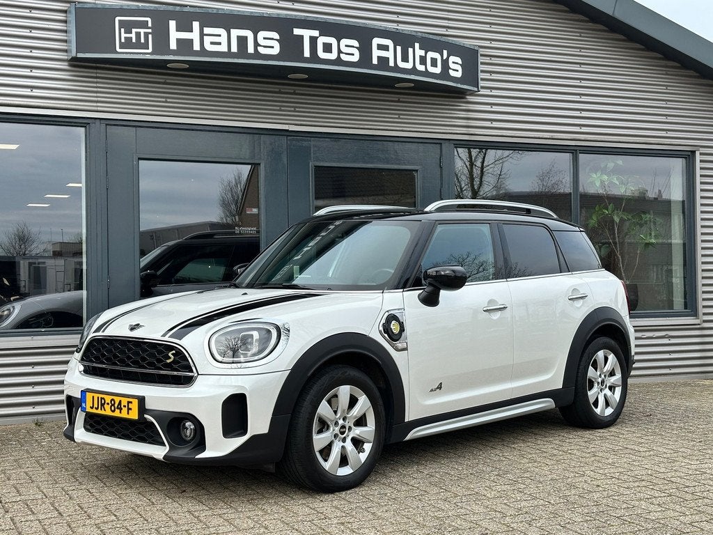 Mini Mini Countryman Cooper SE 220pk ALL4 Chili / LEER / Ada, Auto's, Mini, Automaat, Gebruikt, Countryman, Wit