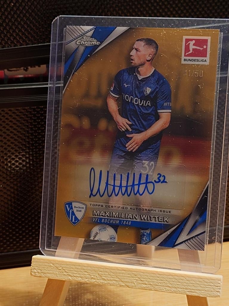 Topps Chrome Maximilian Wittek VFL Bochum Auto /50, Verzenden