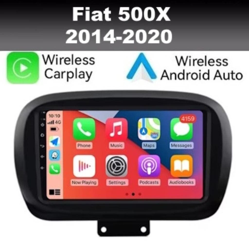 Fiat 500x radio navigatie android 15 wifi dab carkit carplay, Ophalen of Verzenden, Nieuw