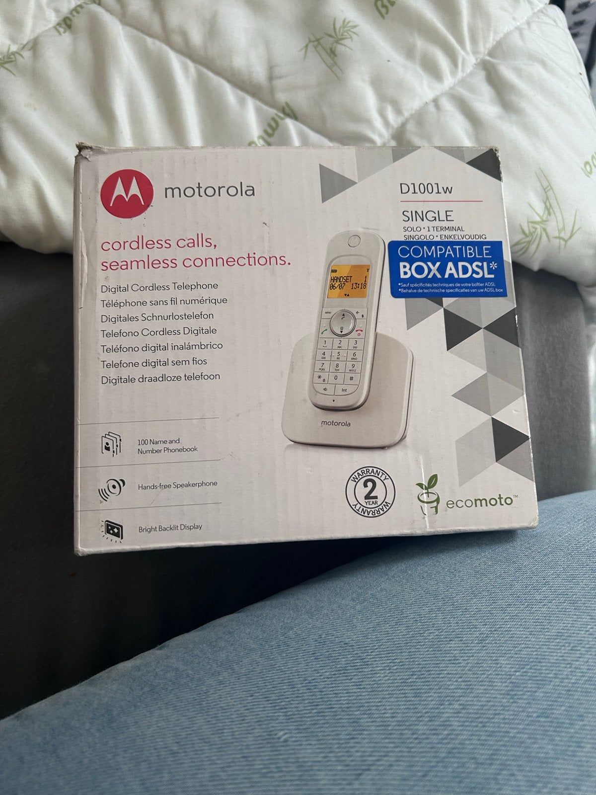 Motorola D1001w Huistelefoon - Nieuw in doos, Telecommunicatie, Ophalen, Nieuw, 1 handset