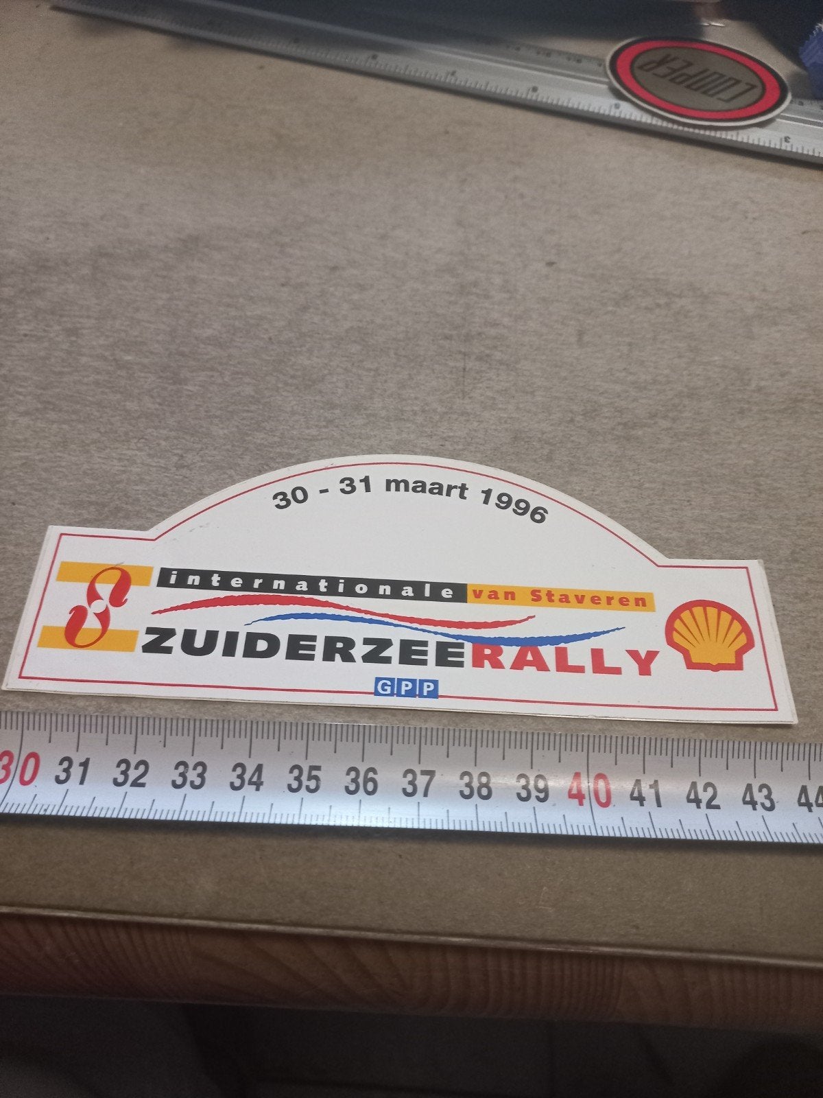 Zuiderzeerally 1996 Sticker - Internationale van Staveren, Ophalen of Verzenden, Gebruikt
