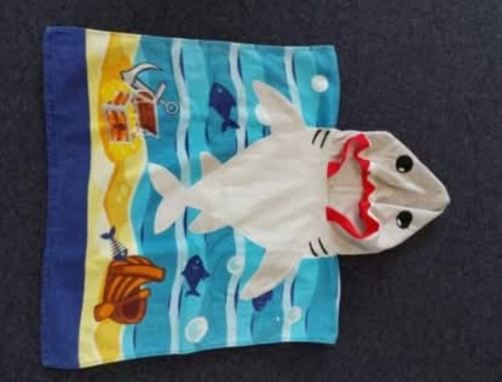 Stoere badcape, Jongen of Meisje, One size, Nieuw, Ophalen of Verzenden