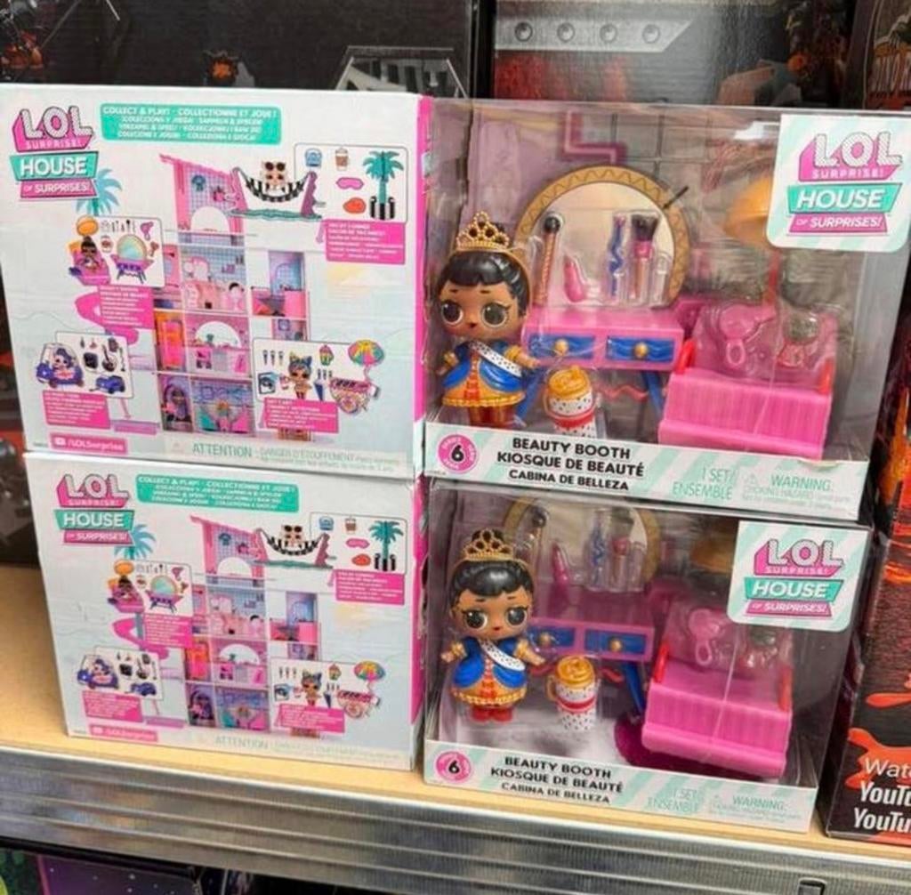 L.O.L. Surprise! House of Surprises LOL meubelspeelset + pop, Overige typen, Nieuw, Ophalen of Verzenden, H