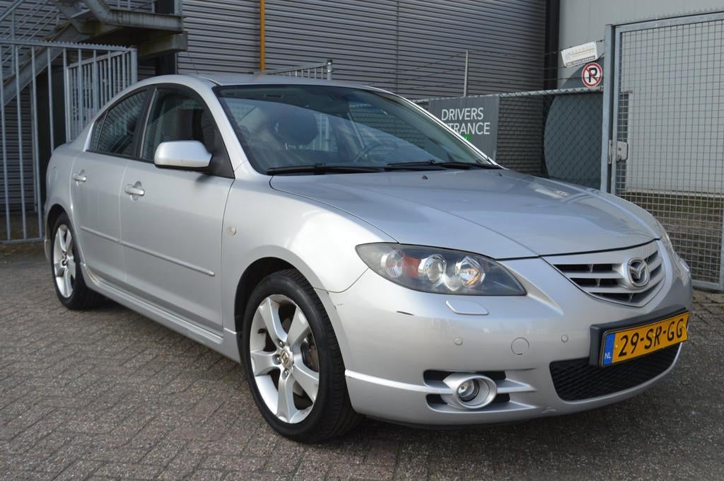 Mazda 3 2.0 Active bj06 leer airco 150PK, Auto's, Mazda, Bedrijf, Te koop, ABS, Airbags, Airconditioning, Boordcomputer, Centrale vergrendeling