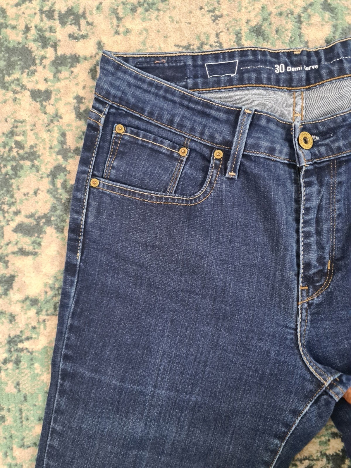 Levi’s curve classic straight W30 L30 Tulsi3030 High-rise, Blauw, Ophalen of Verzenden, Zo goed als nieuw, W30 - W32 (confectie 38/40)