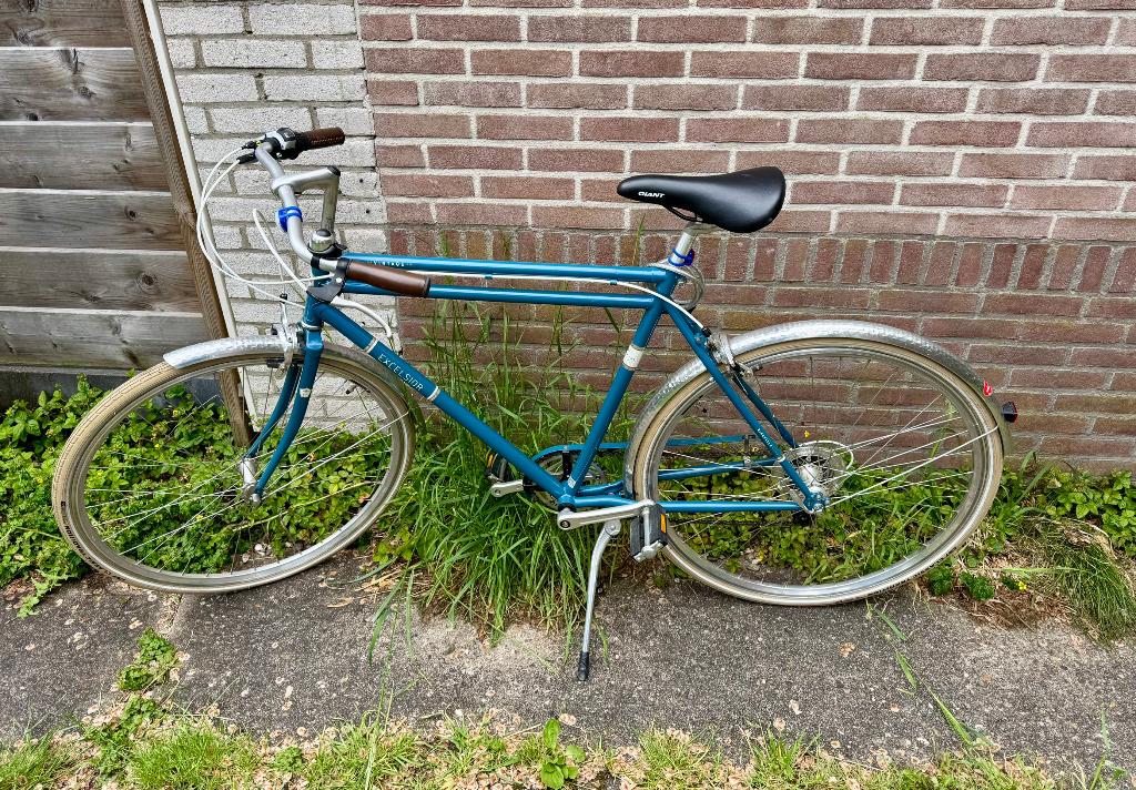 vintage Excelsior herenfiets, Fietsen en Brommers, Fietsen | Heren | Herenfietsen, Gebruikt, Velgrem, Versnellingen, 65 cm of meer