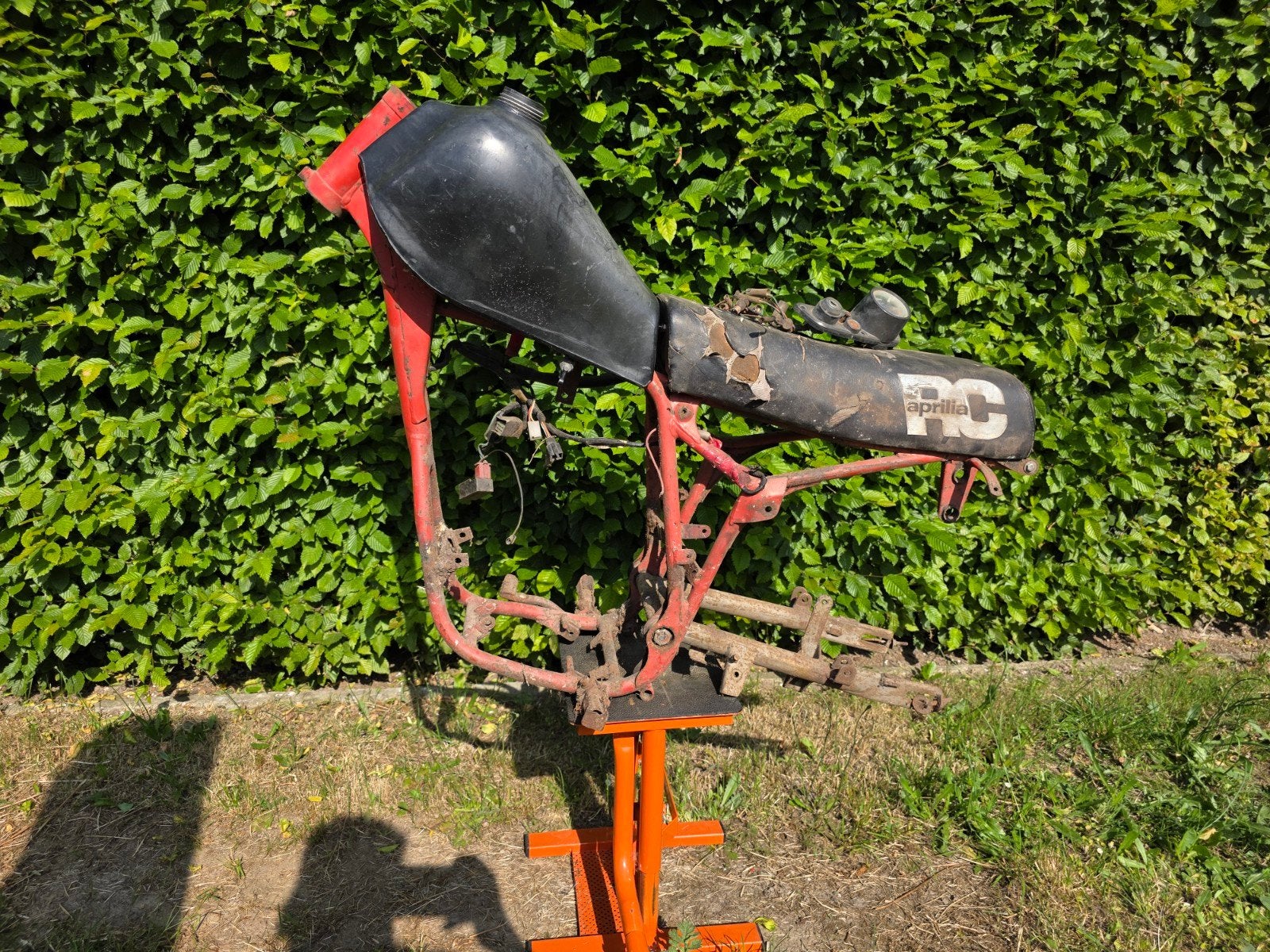 Aprillia RC 50, Ophalen, Gebruikt, Frame