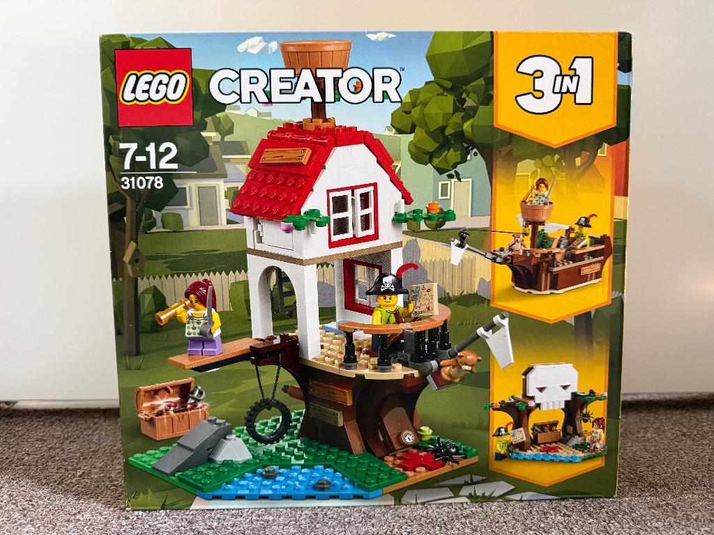 LEGO Creator 3 in 1 31078 Tree House Treasures NIEUW, Lego, Nieuw, Ophalen of Verzenden, Compleet