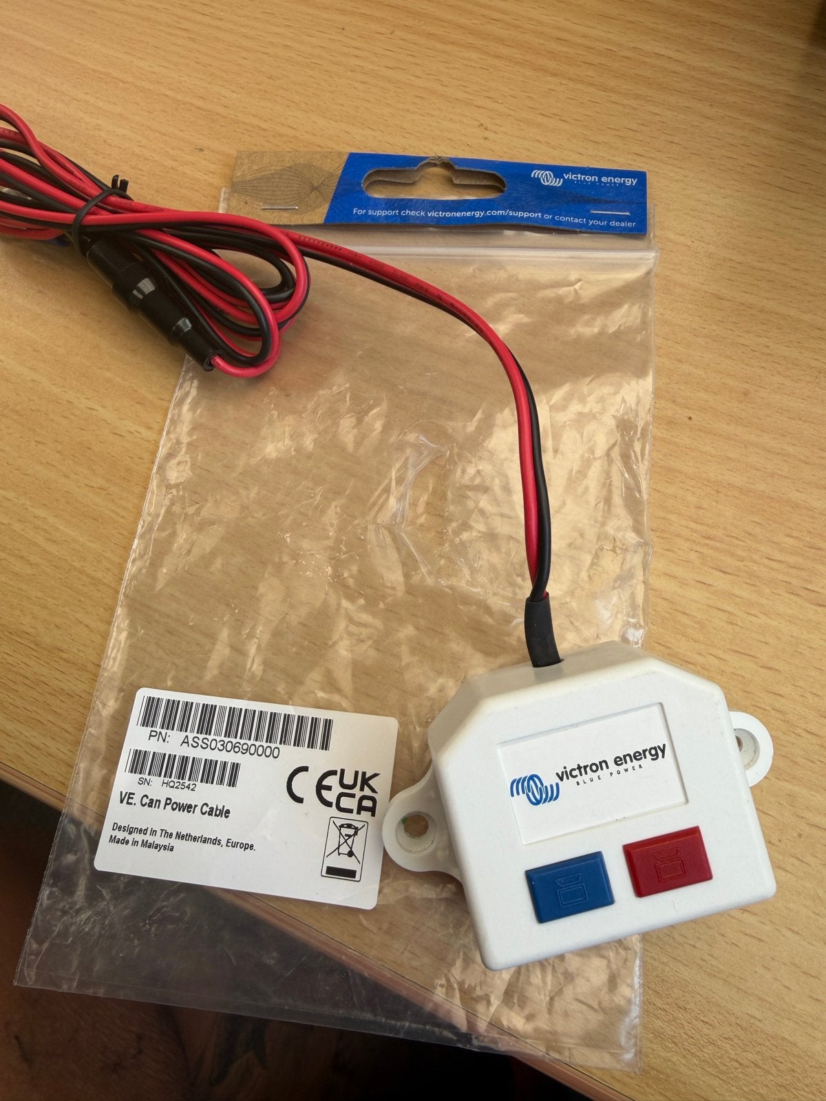 Victron Energy VE.Can Power Kabel (AS S030690000), Ophalen of Verzenden, Nieuw