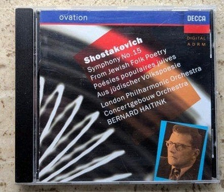 Shostakovich: Symphony No. 15 / From Jewish Folk Poetry CD, Ophalen of Verzenden, Modernisme tot heden, Gebruikt, Orkest of Ballet