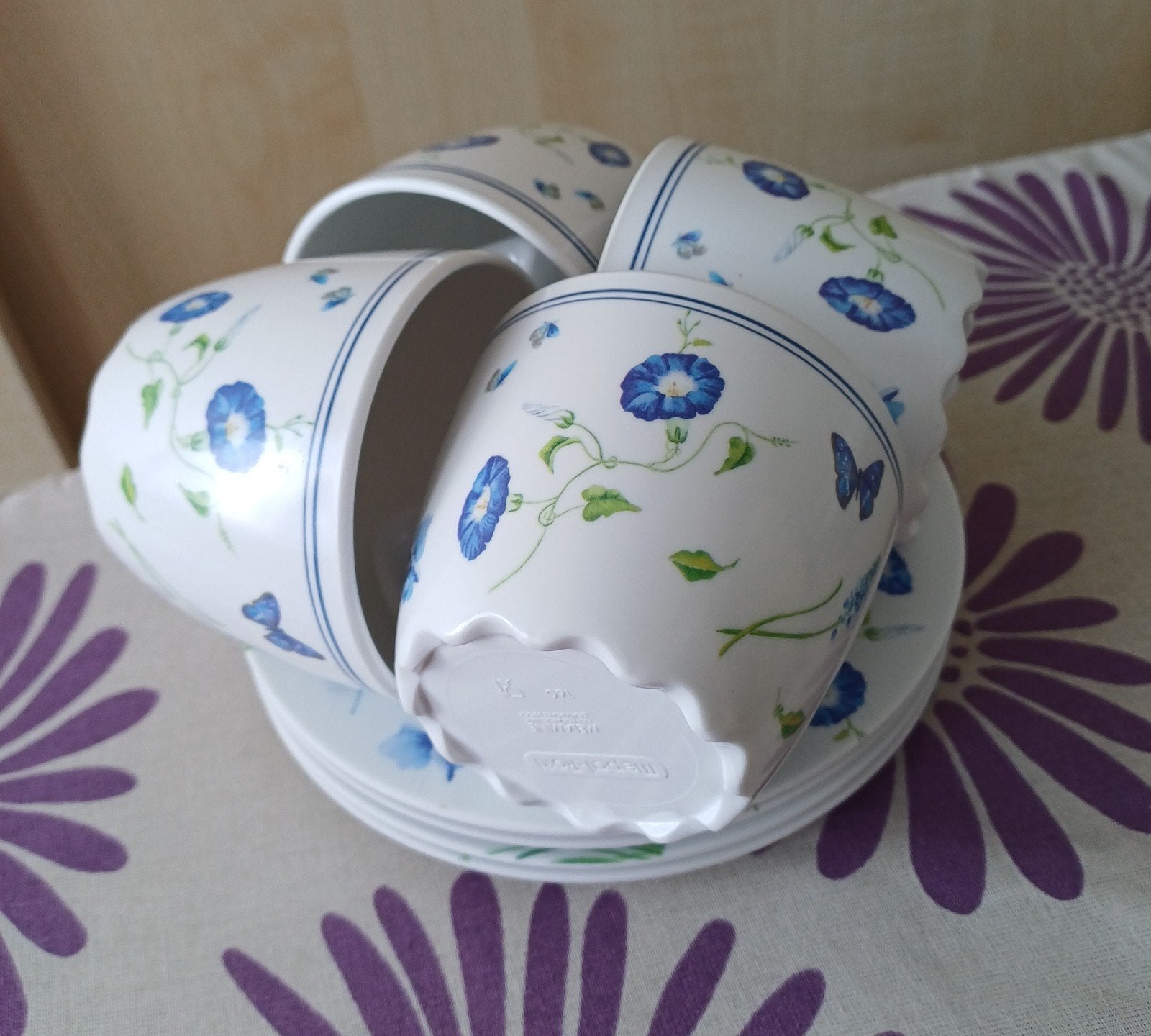 Mepal flowers kop&schotels, Caravans en Kamperen, Kampeeraccessoires, Ophalen of Verzenden