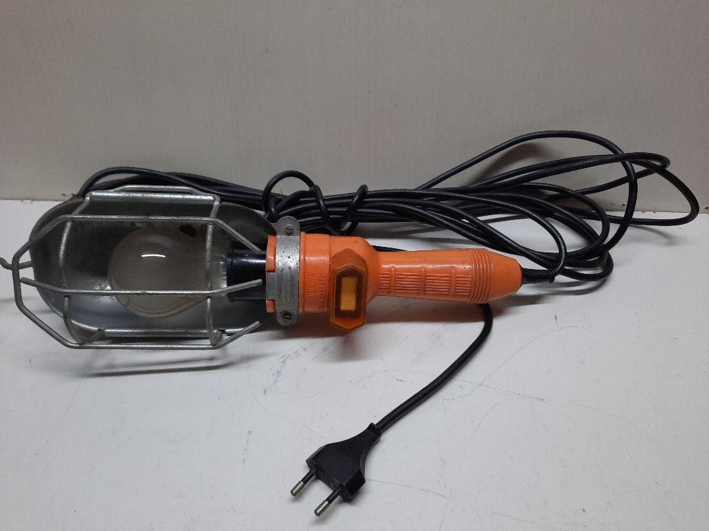 Looplamp jaren 60 Vintage, Ophalen of Verzenden, Gebruikt, 50 tot 200 watt, Lamp met armatuur