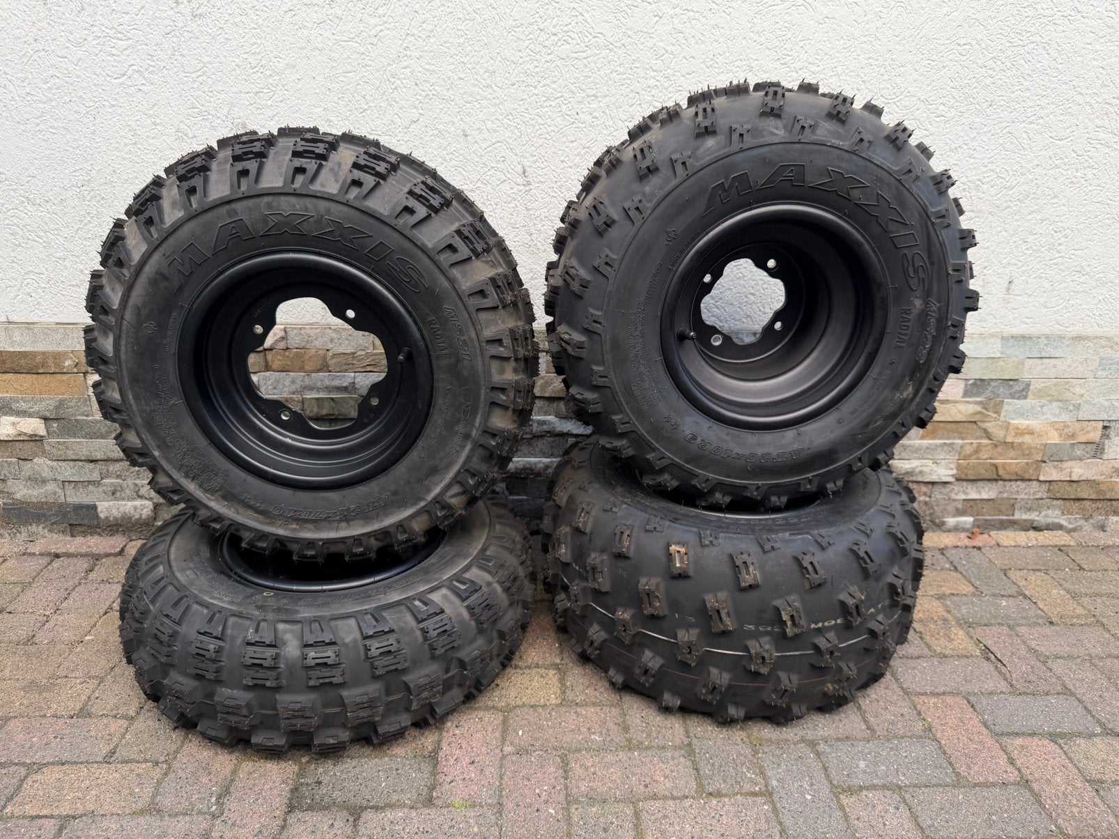Yamaha Raptor YFM 700 originele wielenset, a armen ,achteras, Motoren, Onderdelen | Yamaha, Gebruikt, Ophalen of Verzenden