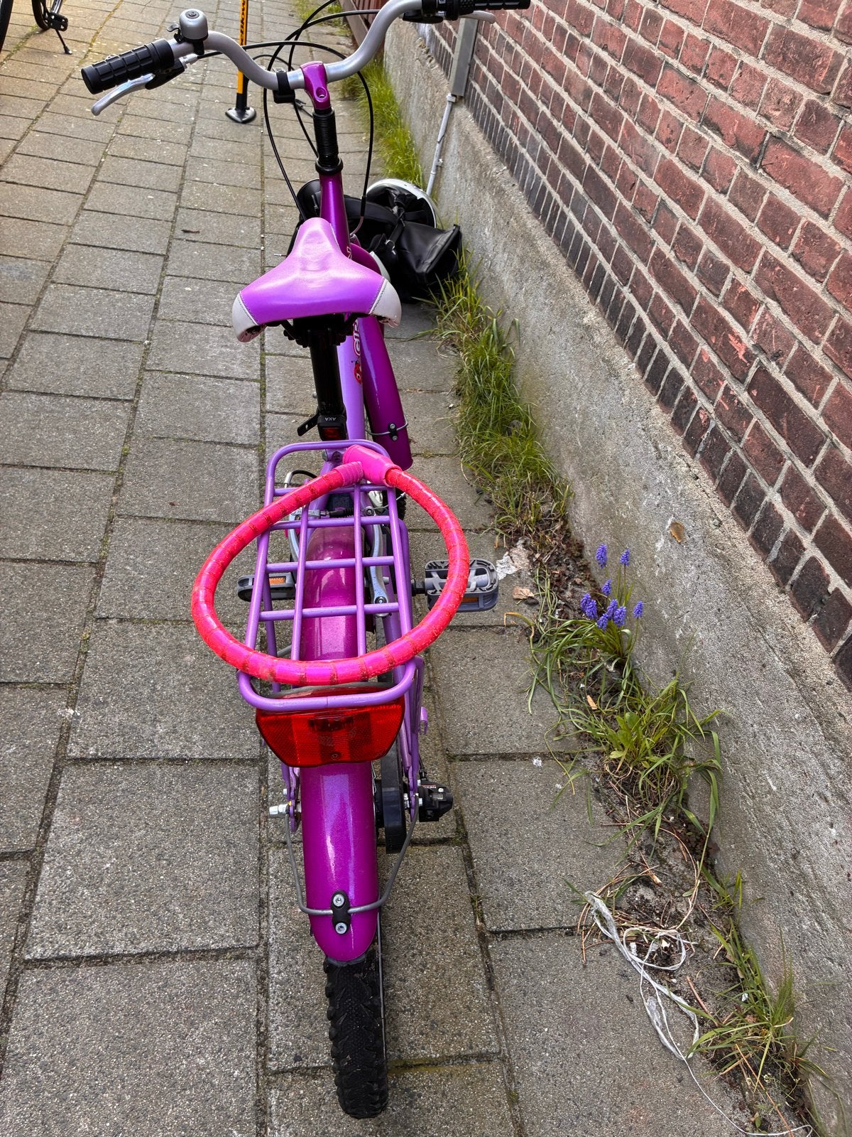 Leuke paarse meisjesfiets - BFK Bike Fun Kids, Ophalen, Gebruikt, Terugtraprem, 16 tot 20 inch