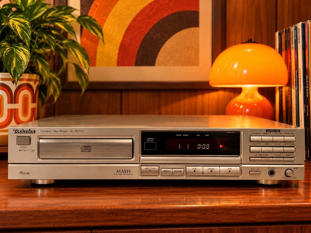 Technics SL-P277A CD-speler – Vintage Hifi, Ophalen of Verzenden, Refurbished, Overige merken