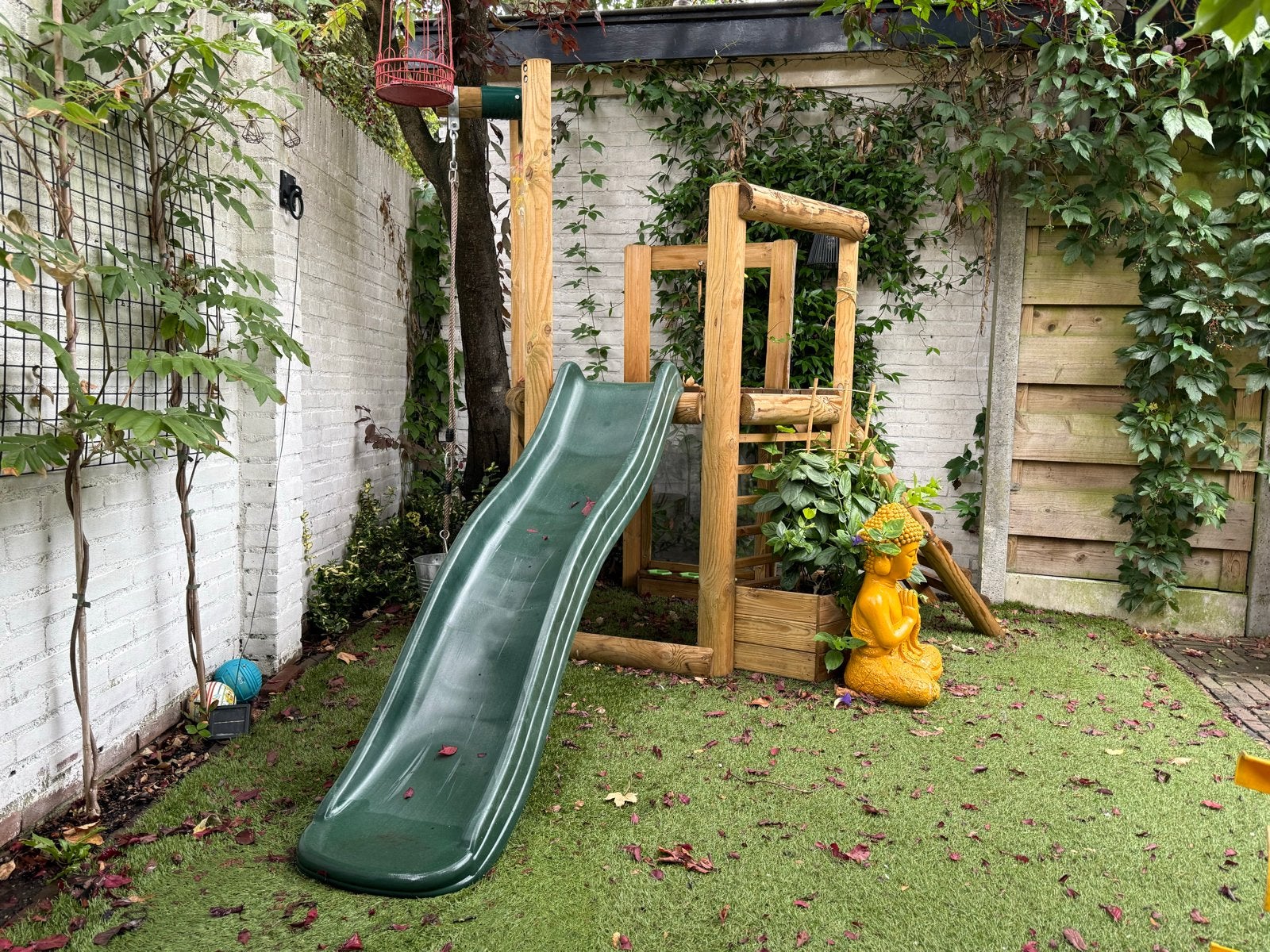 Plum Woodland Disc. Speelhuis PRIJS VERLAAGD IVM VERHUIZING!, Ophalen, Gebruikt, Glijbaan