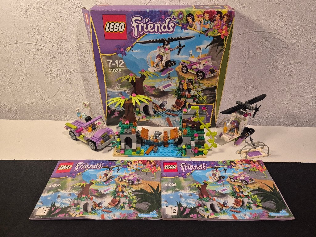Lego Friends 41036 Jungle Bridge Rescue, Kinderen en Baby's, Speelgoed | Duplo en Lego, Gebruikt, Lego, Complete set, Compleet