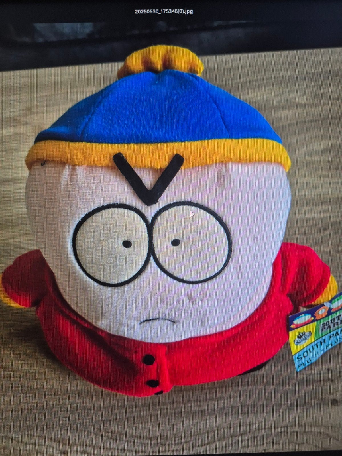 South Park Cartman Pluche Knuffel - Zo goed als nieuw, Overige merken, Overige karakters, Overige typen, Blauw