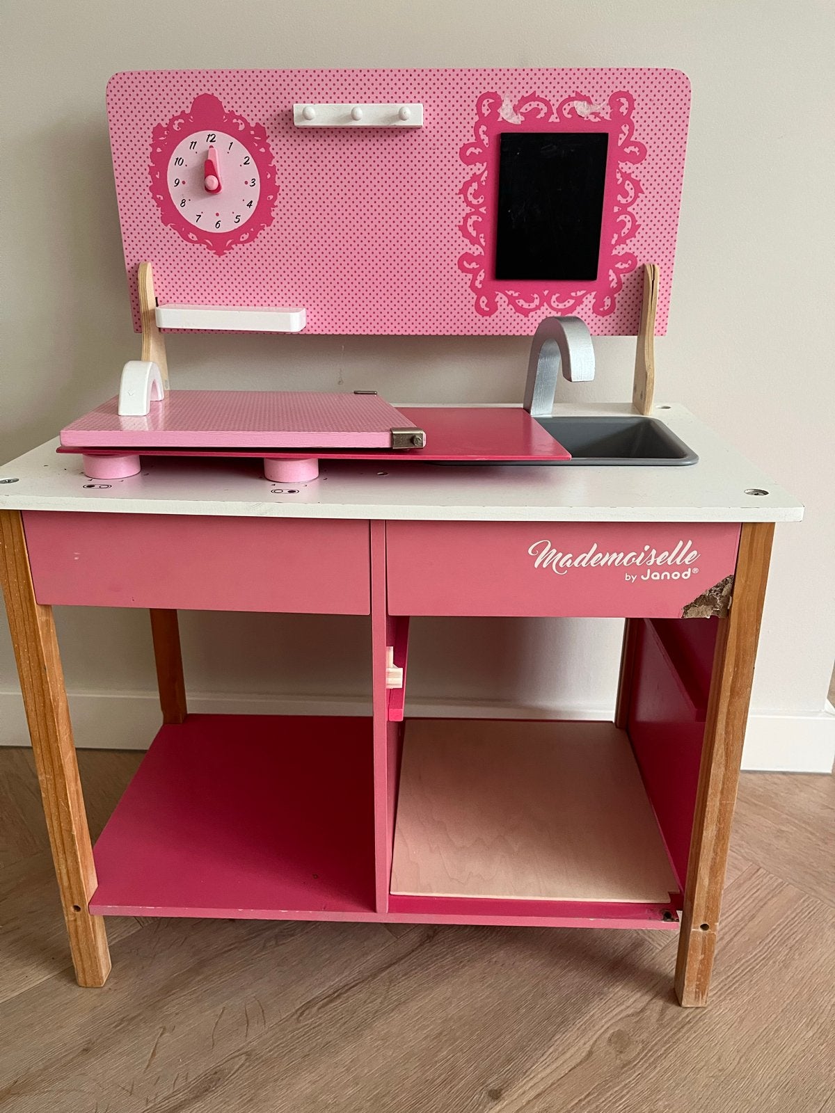 Gratis Janod Mademoiselle Speelkeuken Houten Keukentje, Kinderen en Baby's, Speelgoed | Speelkeukens, Ophalen, Gebruikt, Hout
