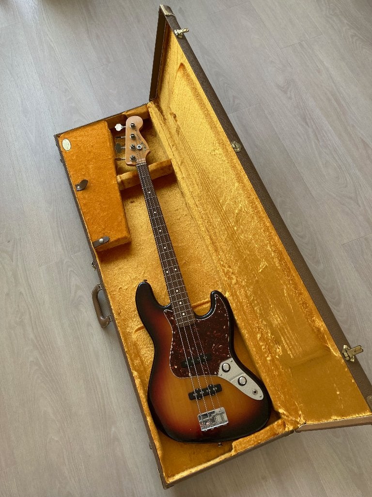Fender AVRI 62 Jazz Bass, Ophalen, Gebruikt, Elektrisch