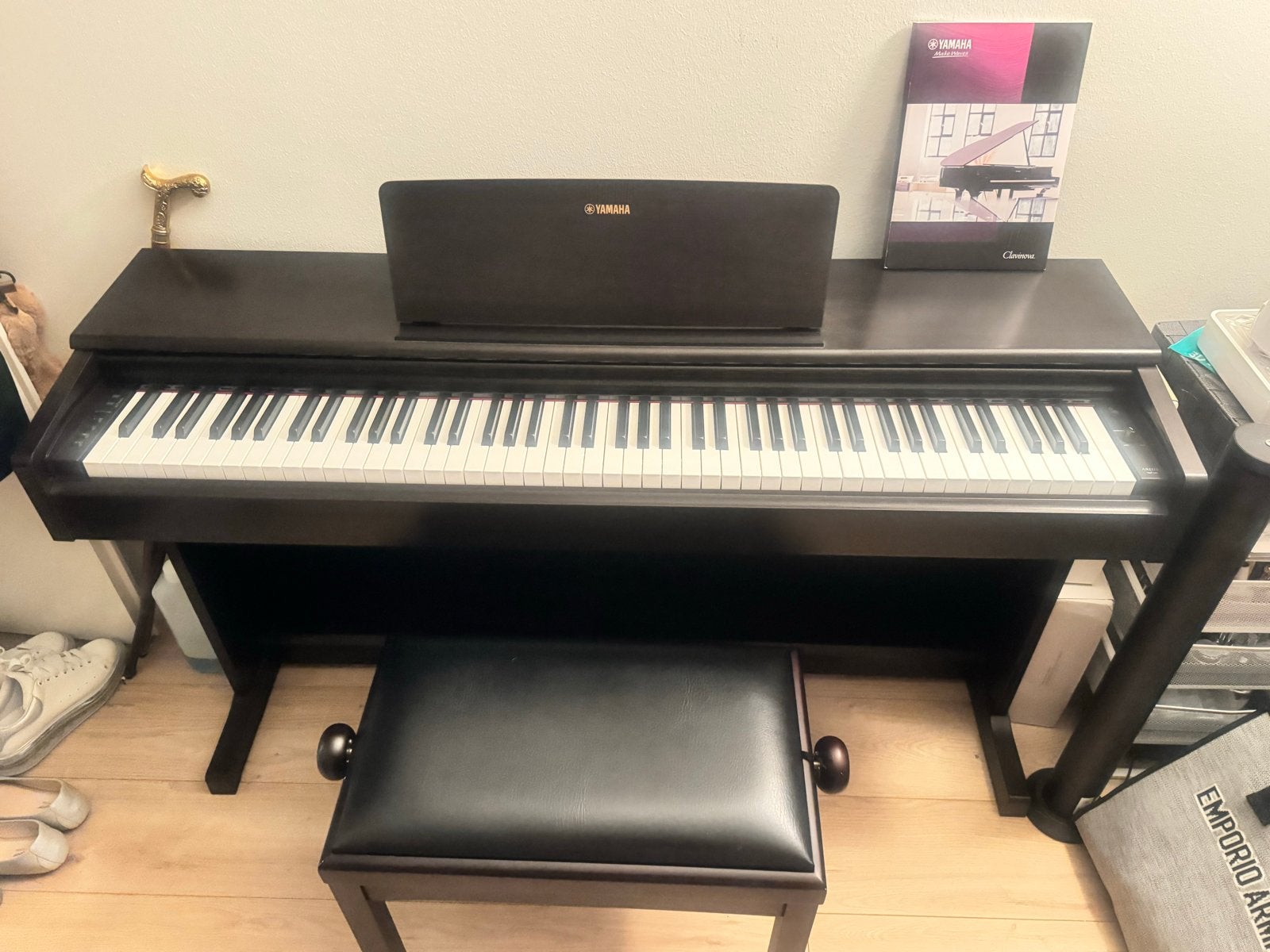 Yamaha Clavinova Digitale Piano - Zo goed als nieuw, Muziek en Instrumenten, Piano's, Zo goed als nieuw, Piano, Zwart, Digitaal