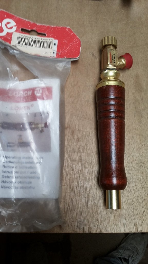 Lorch handgreep propaan classic hout G3/8 1,5bar 1040 GCE, Verzenden, Nieuw