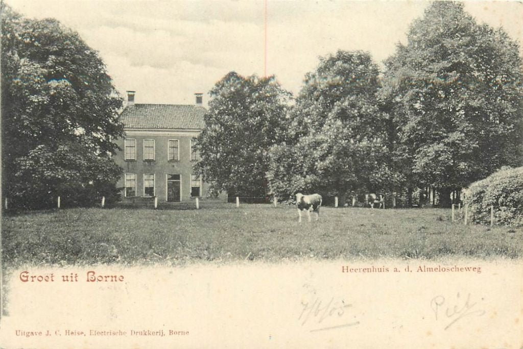 701-101-005 Borne Heerenhuis a d Almeloscheweg, Verzenden, Voor 1920, Overijssel