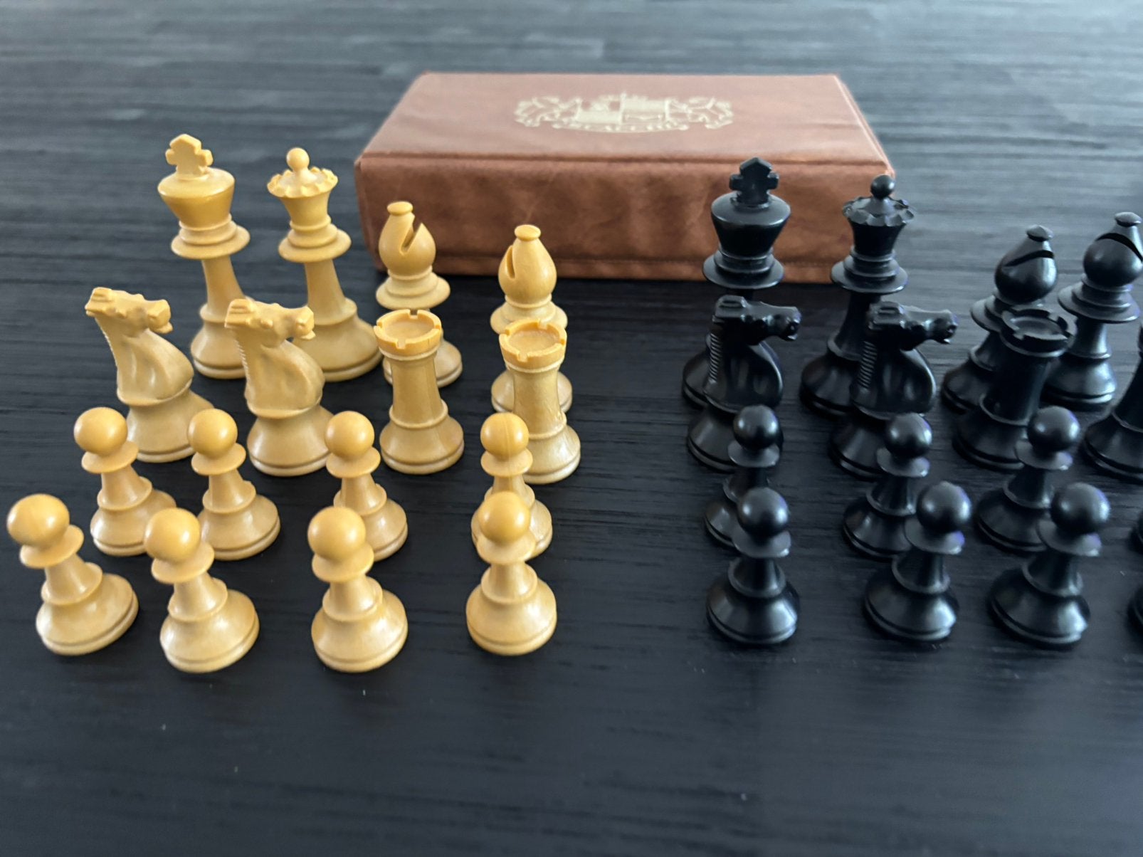 Vintage schaakstukken, Hobby en Vrije tijd, Gezelschapsspellen | Bordspellen, Ophalen, Zo goed als nieuw