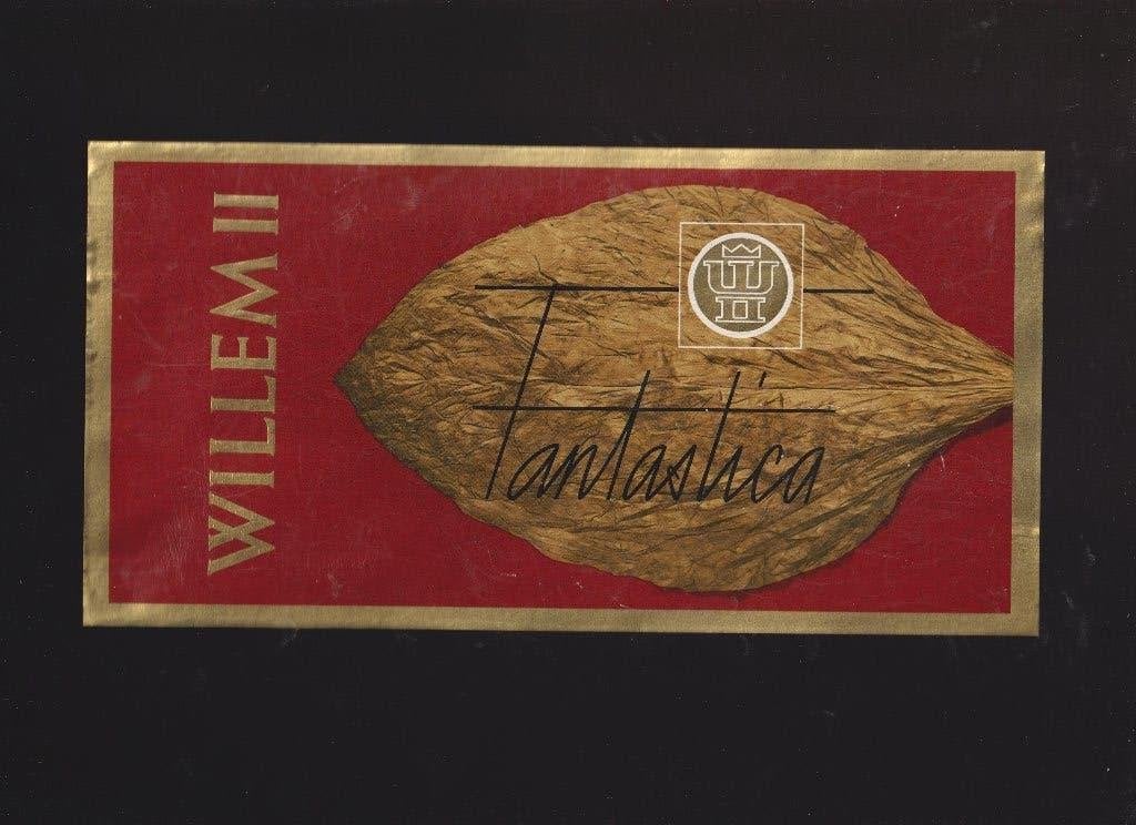 sigarenbanden - ETIKET -  WILLEM II, Verzamelen, Ophalen of Verzenden, Gebruikt, Sigarenbandjes