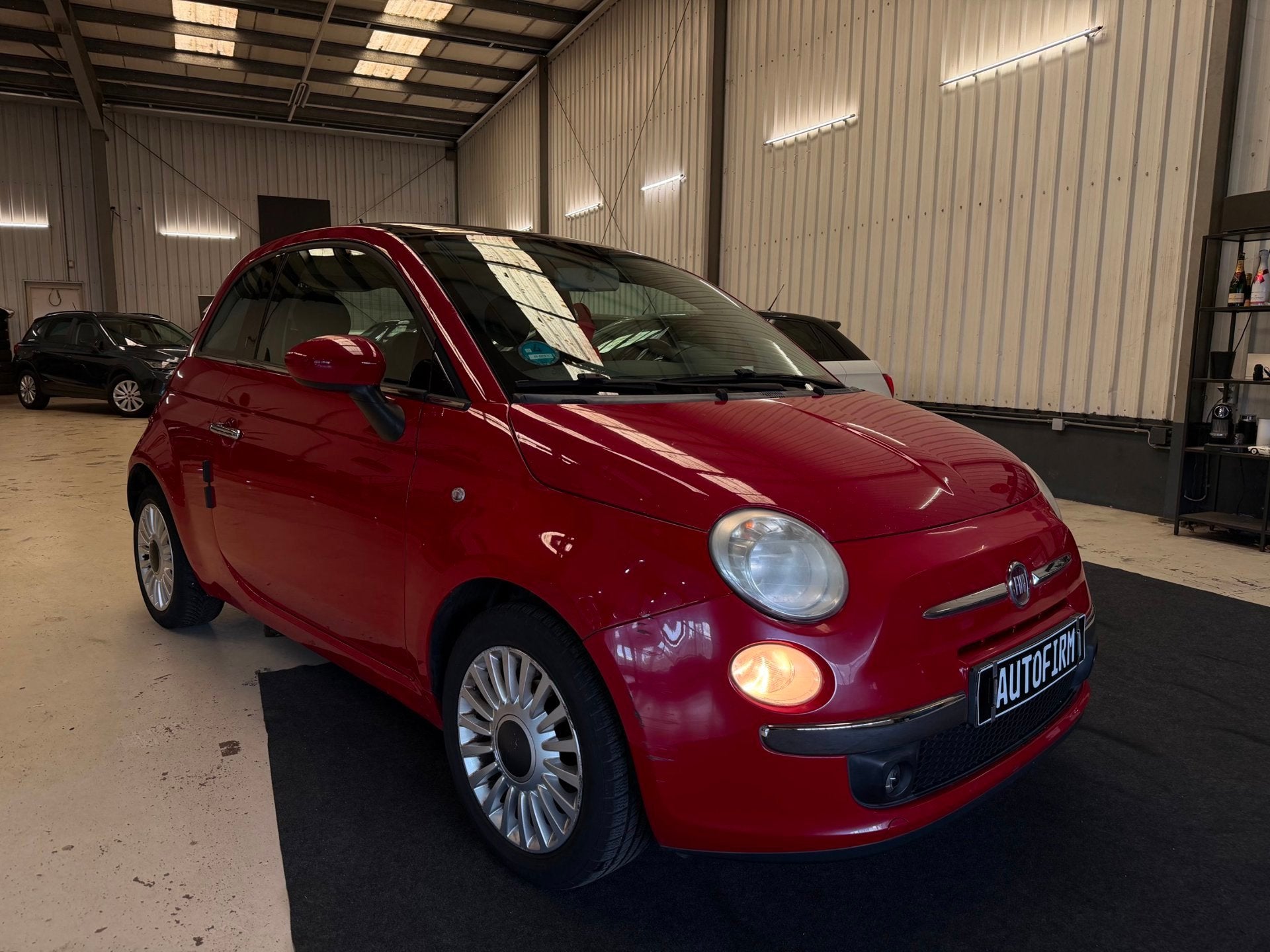 Fiat 500 C 1.2 Pop NAP Airco Panoramadak Leder Bekleding, Auto's, Voorwielaandrijving, Euro 5, Gebruikt, 4 cilinders