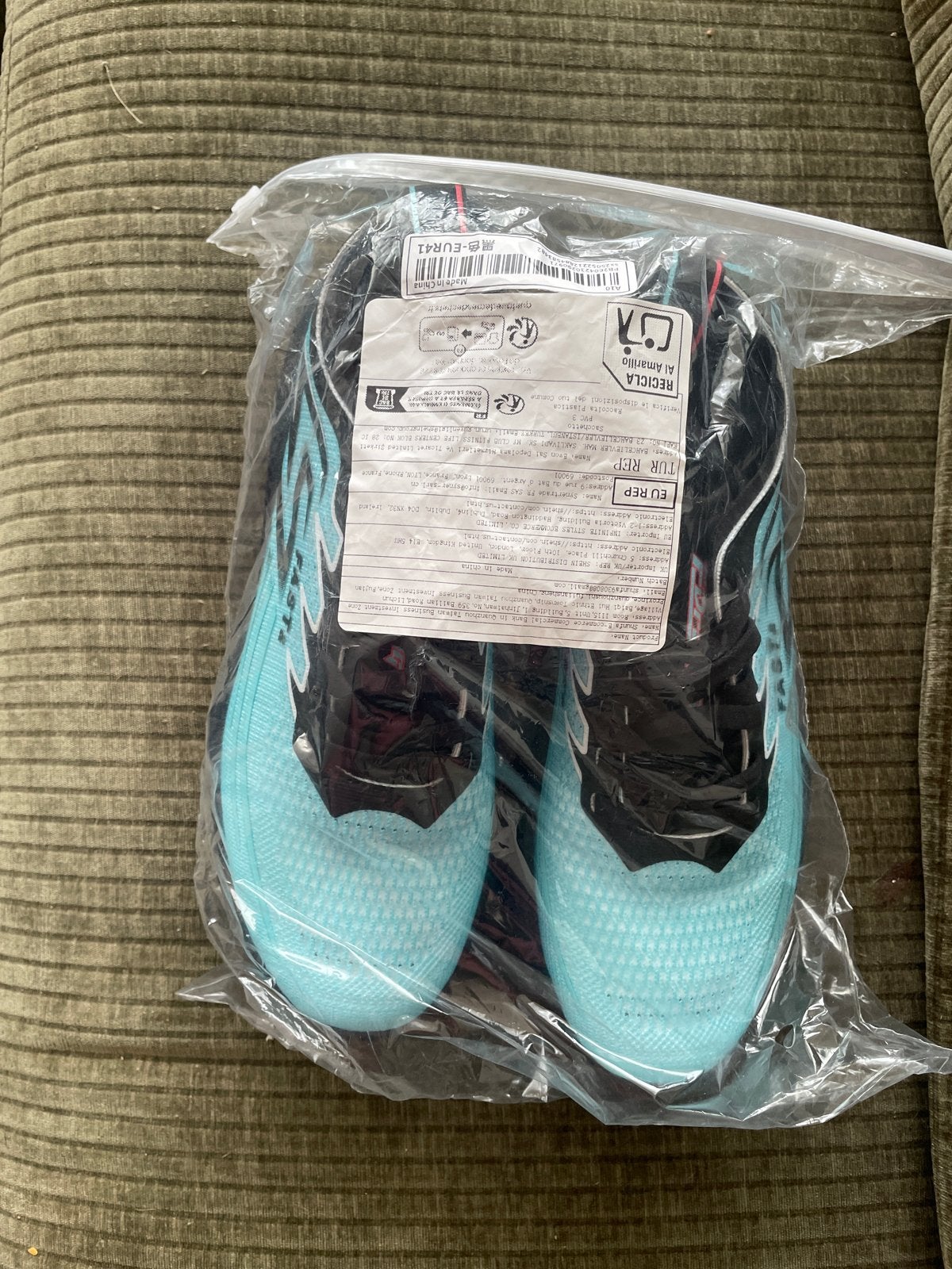 Nieuwe FAST hardloopschoenen - Maat 41, Ophalen, Nieuw, Blauw, Sneakers of Gympen