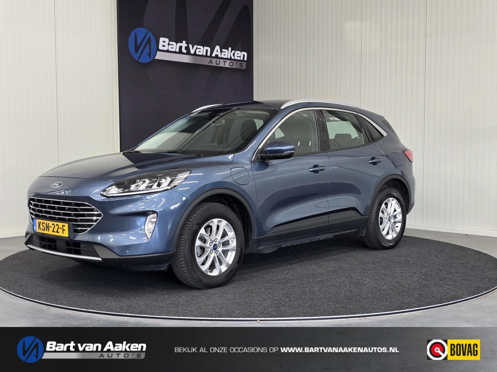 Ford Kuga 2.5 PHEV Titanium Trekhaak Keyless Elektr, Achterk, Auto's, Ford, Stof, Gebruikt, 4 cilinders, Met garantie (alle)