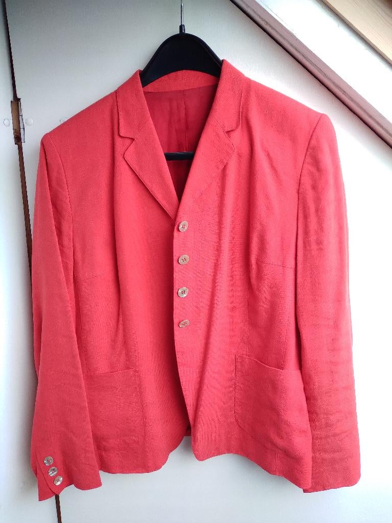 Oilily linnen blazer rood, maat 40-42, Oilily, Maat 42/44 (L), Ophalen of Verzenden, Jasje