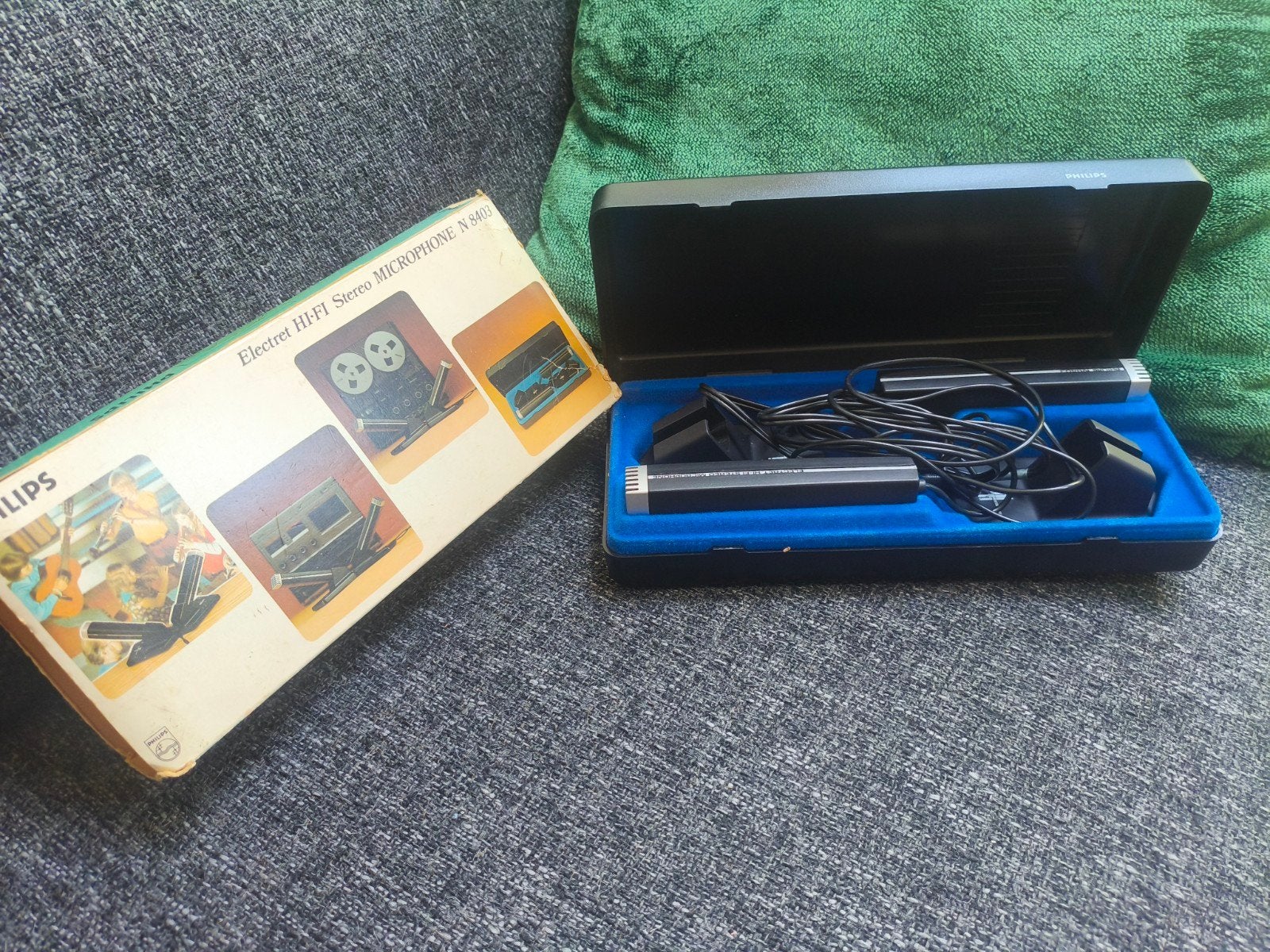 Philips Electric Hi-Fi stereo Microfoon N8403, Ophalen of Verzenden, Zo goed als nieuw, Overige typen