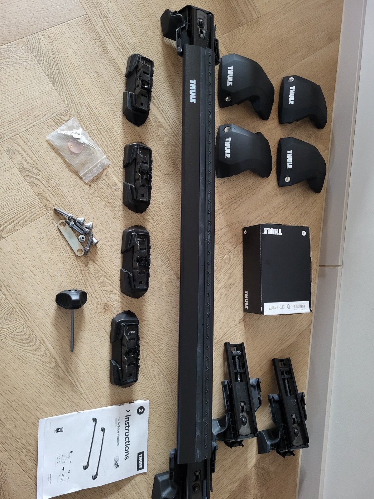Dakdragerset MAZDA CX5. THULE EDGE black fixpoint 2017+heden, Auto diversen, Dakdragers, Ophalen