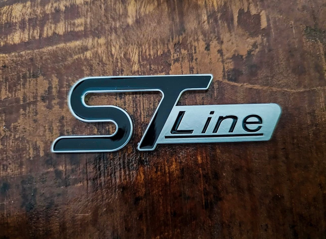 ST-line zwart/chroom grill embleem, Auto diversen, Verzenden