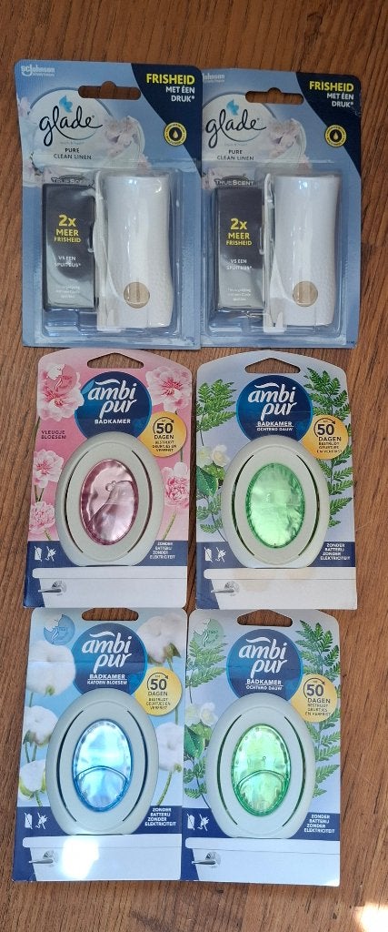 2x glade +4x ambi pur (nieuw), Ophalen of Verzenden, Overige typen