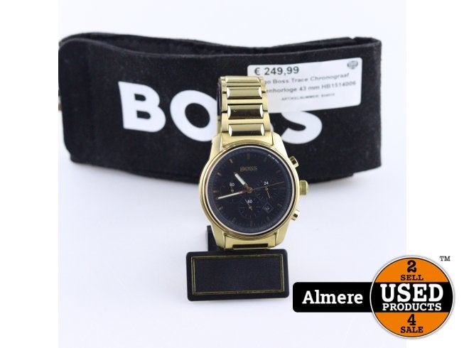 Hugo Boss Trace Chronograaf Herenhorloge 43 mm HB1514006